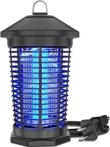 bug zapper outdoor indoor, zechuan electric mosquito zapper, electronic mosquito killer lantern, waterproof fly trap insect killer for home backyard patio garden camp site