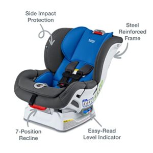 Britax Marathon Clicktight Convertible Car Seat, Mod Blue SafeWash