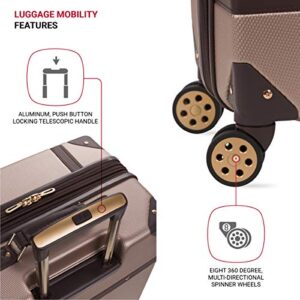 SwissGear 7739 Hardside Luggage Trunk with Spinner Wheels, Blush, 2-Piece Set (19/26)