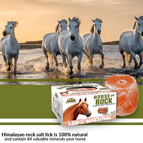 Himalayan Nature Horse Rock Salt, Animal Lick Salt - 8lbs, Elk