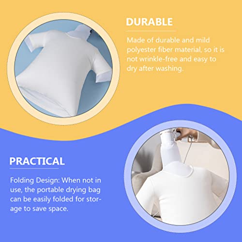 DOITOOL Portable Dryer Heated Coats Clothes Drying Airbag Coat Drying Bag Lightweight Cloth Dryer Machine Pouches for Home Travel Folding Hair Dryer Portable Hair Dryer