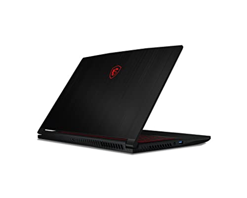 2022 MSI GF63 Thin 15.6 inch FHD Display Gaming Laptop - Intel i5-10300H 4 Cores Nvidia GTX 1650 Max-Q 4GB 16GB RAM DDR4 1TB M.2 SSD WiFi 6 Type-C RJ-45 Windows 11 Pro w/ 32GB USB Drive, Black