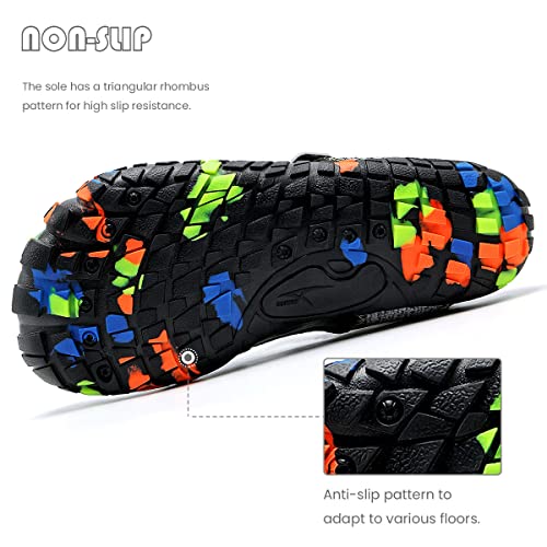 Boys Girls Water Shoes Sports Hiking Athletic Sandals Closed-Toe Lightweight Comfort Outdoor Shoes Little Kid/Big Kid