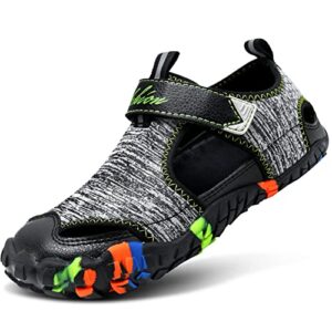 boys girls water shoes sports hiking athletic sandals closed-toe lightweight comfort outdoor shoes little kid/big kid