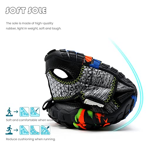 Boys Girls Water Shoes Sports Hiking Athletic Sandals Closed-Toe Lightweight Comfort Outdoor Shoes Little Kid/Big Kid