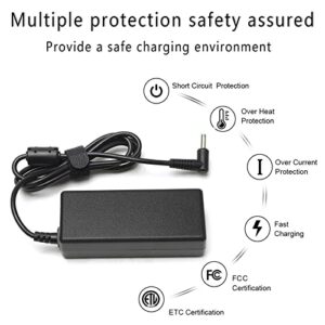 45W 19.5V 2.31A AC Adapter Replacement HP Laptop Charger Compatible for HP Pavilion 11 13 15;HP elitebook Folio 1040 g1;hp touchsmart 11 13 15;HP Stream 13 11 14