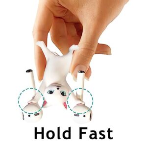 ATHAND 5PCS Enchanting Cat Airpod Holder - Cute Earbuds Headphone Stands Accessories - Unique Desk Accessories Birthday Gifts