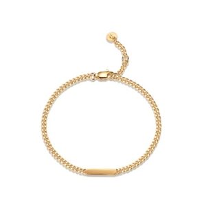 PAVOI 14k Gold Plated Lightweight Curb Link Bracelet | Bracelet for Women (Yellow Plated, Curb Link)