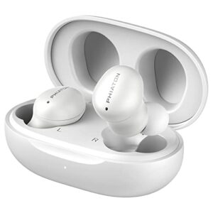 phiaton bonobuds lite true wireless earbuds with clear voice by intelligo and ambient mode | bluetooth earphones with 11 hour playtime