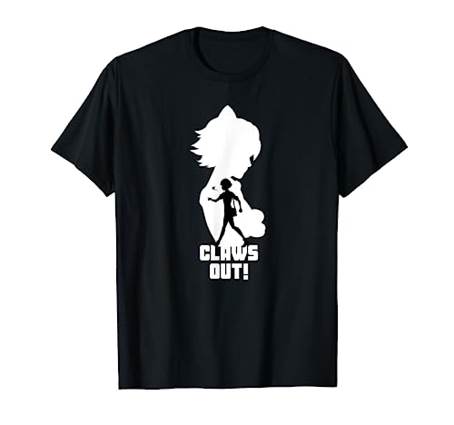 Miraculous Ladybug Silhouette Cat Noir Claws Out T-Shirt