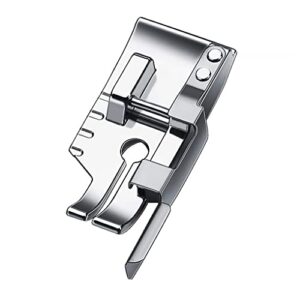 1/4'' (quarter inch) quilting patchwork sewing machine presser foot with edge guide for all low shank snap-on singer, brother, babylock, euro-pro, janome, juki,kenmore, new home, white, simplicity