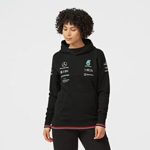 Mercedes AMG Petronas Formula One Team - Official Formula 1 Merchandise - 2022 Team Hoodie - Black - S