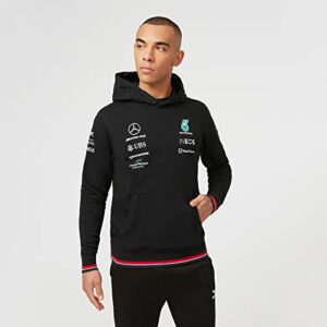 Mercedes AMG Petronas Formula One Team - Official Formula 1 Merchandise - 2022 Team Hoodie - Black - S