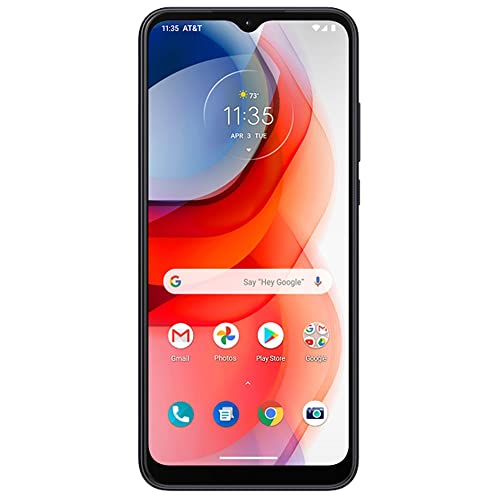 Moto G Play 2021 (32GB, 3GB) 6.5" HD, Octa-core Snapdragon 460, All Day Battery, 4G LTE GSM AT&T Unlocked (T-Mobile, Metro, Latin) XT2093-7 (w/ 64GB SD, Flash Gray) (Renewed)