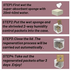 SEGAPHY RH 2-Way Humidity Control Packets Charger Regeneration Box -Humidor Accessories