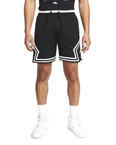 jordan men's black dri-fit mesh shorts (dh9075 010) - xl