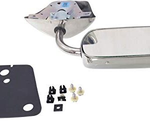 Garage-Pro Mirror Compatible with 1973-1974 Chevrolet Blazer, Fits 1987-1991 Chevrolet Blazer, Fits 1975-1986 Chevrolet C10, Chevrolet K10, K5 Blazer, K20, C20, Driver and Passenger Side, SET, Chrome