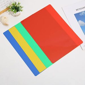 NUOBESTY Notepad Desk Accessories Tabletop Accessories Desk Pad Non Boards: 10pcs Office Desk Writing Mat for Desktop Writing Exam Boards Random Color Style 2 Desk Desk Computer