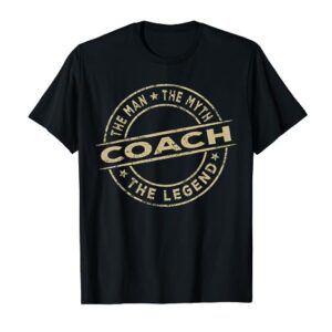 Coach The Man, The Myth The Legend Retro Vintage T-Shirt