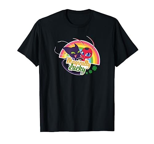 Miracuous Ladybug St Patrick's Day Magically Lucky Kwamis T-Shirt