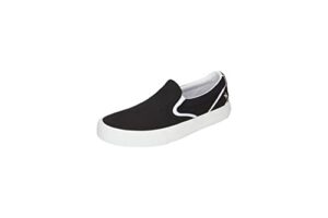 hurley women's kayo canvas sneakers, black/pink, 6.5