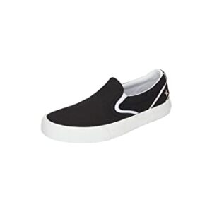 Hurley Women's Kayo Canvas Sneakers, Black/Pink, 6.5