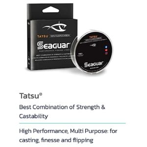 Seaguar Tatsu 100% Fluorocarbon Fishing Line DSF, 22lbs, 1000yds Break Strength/Length - 22TS1000