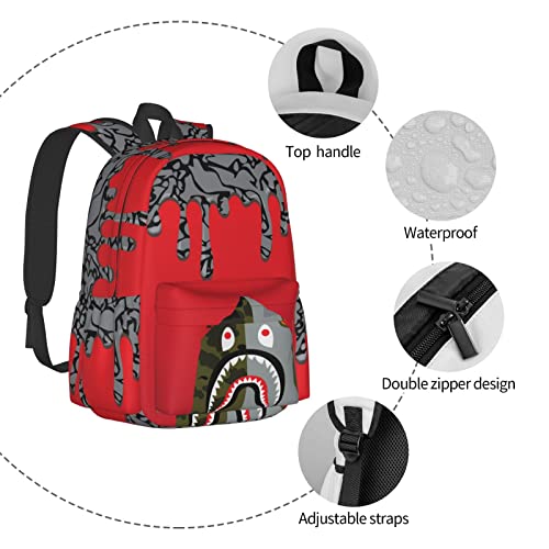 Piduwai Fashion Camo Backpack Laptop Backpack Travel Bag Casual Daypack Hiking Bag 16.9Inch School begin Gifts