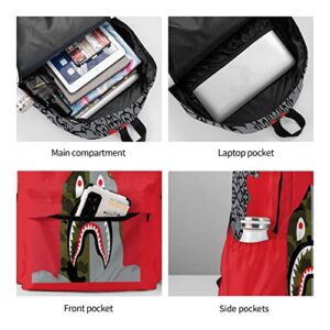 Piduwai Fashion Camo Backpack Laptop Backpack Travel Bag Casual Daypack Hiking Bag 16.9Inch School begin Gifts