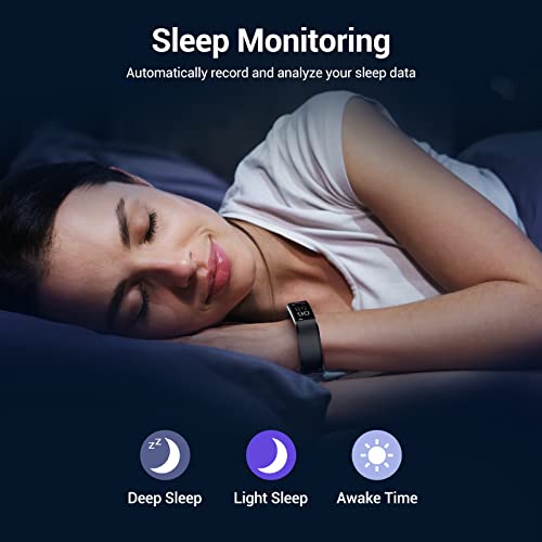 Stiive Fitness Tracker with Heart Rate Monitor, Waterproof Activity and Step Tracker for Women and Men, Pedometer Watch with Sleep Monitor & Calorie Counter, Call & Message Alert