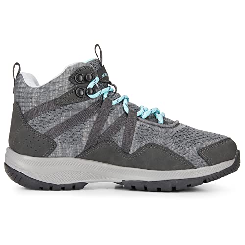 Eddie Bauer Klamath Mid Women's Hiking Sneaker | Water Resistant Lightweight Mountain Hiking Sneakers for Women | Ladies All Weather Outdoor Ankle Height Hiker