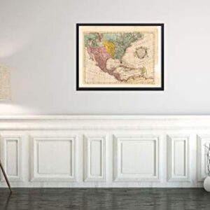 1763 Map| A new and accurate map of North America, laid down according to the latest, and m