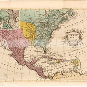 1763 Map| A new and accurate map of North America, laid down according to the latest, and m