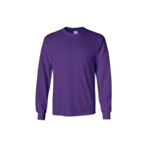 Gildan Long Sleeve T-Shirt Ultra Cotton (G24000)(Purple