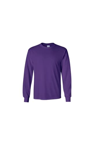 Gildan Long Sleeve T-Shirt Ultra Cotton (G24000)(Purple