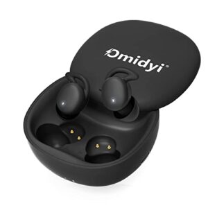 omidyi true wireless sleep earbuds, noise blocking headphones in ear for sleeping, lightweight and comfortable, bluetooth earbuds designed to help you fall asleep better (black) [2022 version]