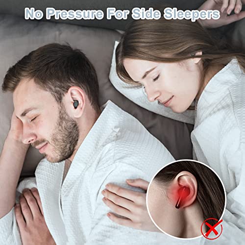 Omidyi True Wireless Sleep Earbuds, Noise Blocking Headphones in Ear for Sleeping, Lightweight and Comfortable, Bluetooth Earbuds Designed to Help You Fall Asleep Better (Black) [2022 Version]