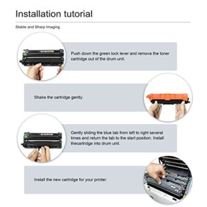 ISHIEY (2BK+1C+1M+1Y, 5-Pack) Compatible Toner Cartridge Replacement for Brother TN227 TN-227 TN-227BK TN223 TN-223BK MFC-L3770CDW MFC-L3710CW MFC-L3750CDW HL-L3210CW HL-L3290CDW HL-L3230CDW Printer