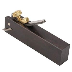 Mini Wood Planer, 3 inch Wood Hand Planer Ebony Woodworking Plane for Planing Surface Smoothing & Flat Bottom Trimming Wood Perfect for Carpenter DIY Wood Cutting Tool