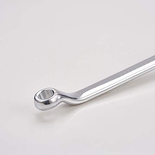 Jutagoss 5.5mm x7mm 12 Point Offset Double Box End Wrench Polished Finish Cr-V