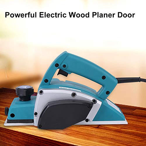 Electric Wood Planer Hand Held, 16000Rpm Hand Planer with Adjustable Planing Depth Power Planer for Woodworking Chamfer Home Use