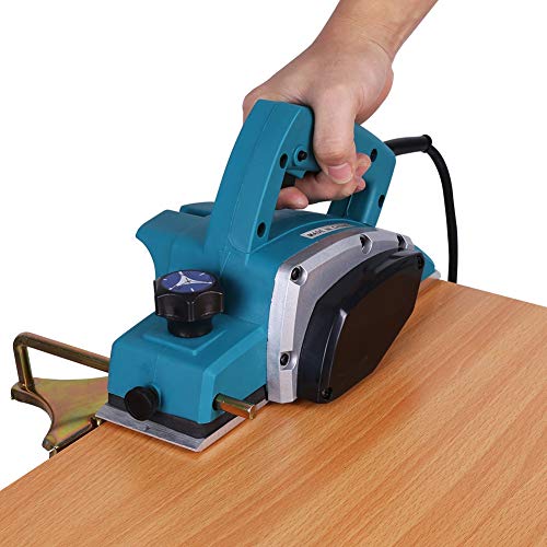 Electric Wood Planer Hand Held, 16000Rpm Hand Planer with Adjustable Planing Depth Power Planer for Woodworking Chamfer Home Use