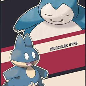 Ultra PRO - Pokémon Snorlax & Munchlax (9-Pocket Portfolio) - Protect & Store up to 90 Standard Size Collectible Trading Cards or 180 Double-Loaded Cards,Great for Collectible Cards, & Gaming Cards