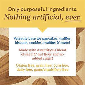 Simple Mills Organic Nut and Seed Flour All Purpose Baking Mix - Gluten Free, Vegan, Plant Based, 16 Ounce (Pack of 1)