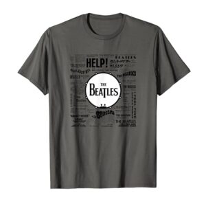 The Beatles - Beatles Singles World Art T-Shirt