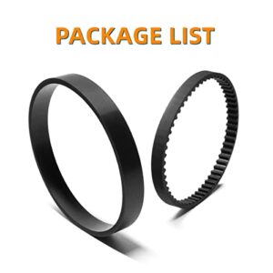 JEDELEOS Belt Replacement Kit 6960W for Bissell Proheat Vacuum, Fit Models 1694W, 1697, 1698, 1699, 1799, 1846, 7901, 7920, 7950, 8806, 8905 and 8910 Series, Replace Parts 0150621 & 2150628