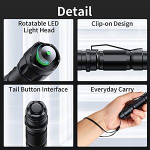 HILIMSE Ultra Long Distance 3000 lumens Flashlight with Rechargeable Aluminum Body Gift Box for Your Camping Outdoor Activities