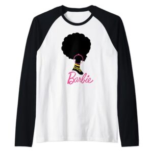 Barbie - Afro Barbie Raglan Baseball Tee