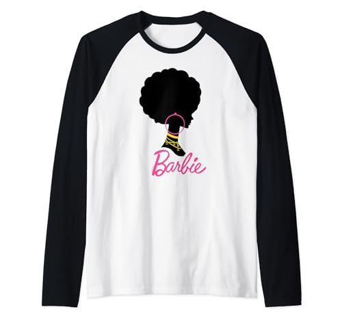 Barbie - Afro Barbie Raglan Baseball Tee