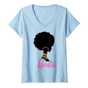 Barbie - Afro Barbie V-Neck T-Shirt